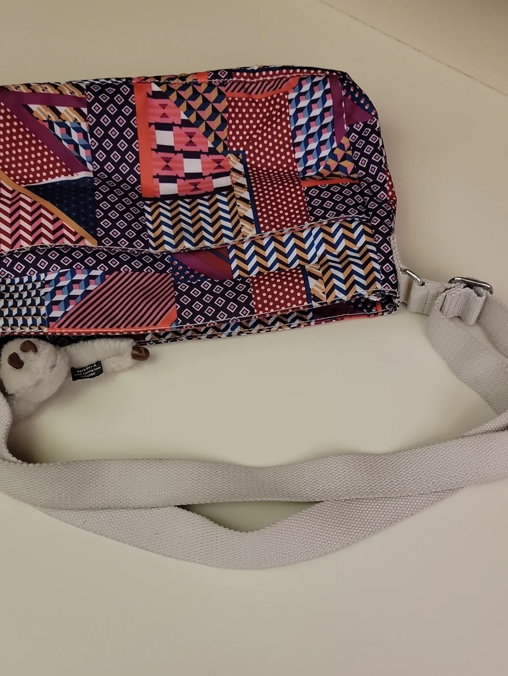KIPLING ANGIE MULTICOLOR AND MULTIPLE PATTERN CROSSBODY BAG